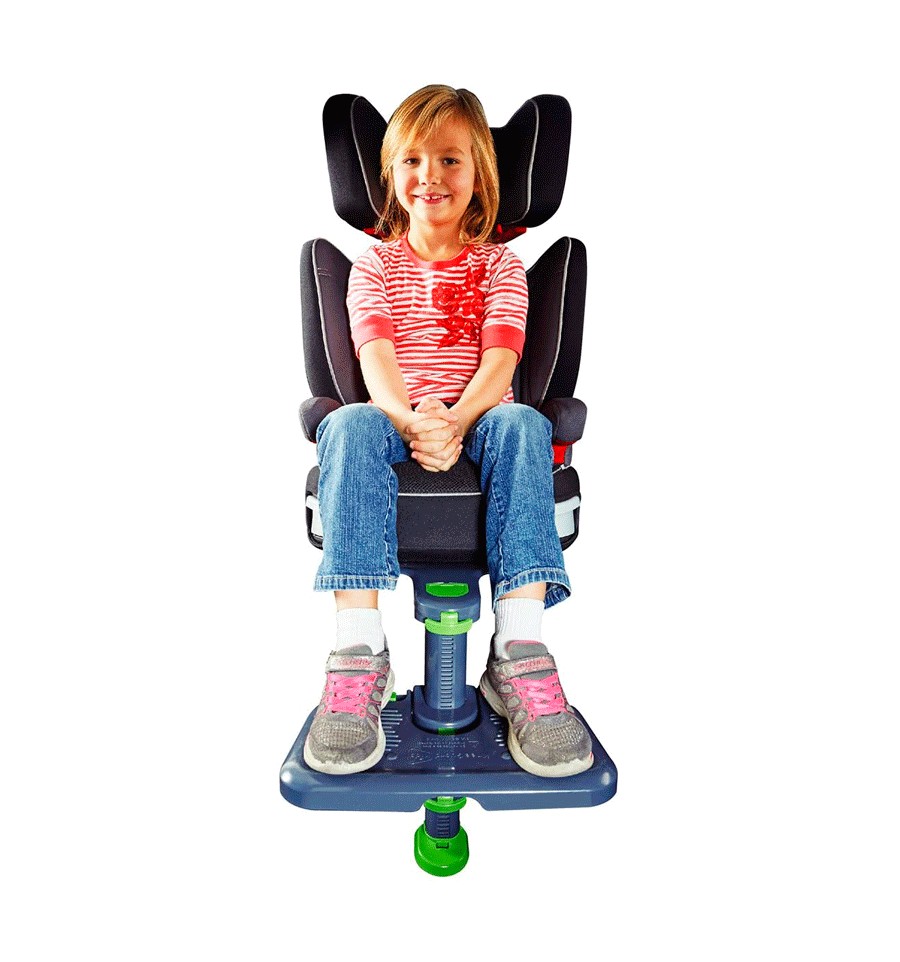 El rincón de mi bebé - KneeGuard Kids 3 Reposapiés para las sillas de coche.  Evita que los niños viajen con las piernas colgando incómodamente. Fácil  instalación y comodidad absoluta. No se