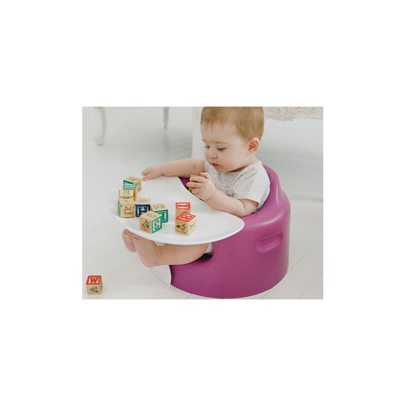 Accesorio de bandeja de juego compatible con asiento de suelo Bumbo,  accesorio de bandeja de actividades Bumbo, superficie de la bandeja se fija