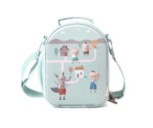 Bolsa Merienda Térmica 3D The Three Little Pigs Personalizable