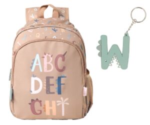 Mochila Mediana Funny Letters + Llavero Personalizable