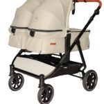Easy Twin 5 con dos capazos Stone beige