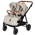 Easy Twin 5 con un capazo Stone Beige