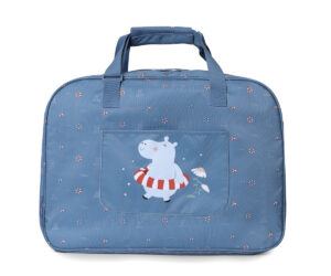 Bolso de Playa con Rejilla Hippos Personalizable