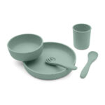 Juego de vajilla 5 uds Platinum Silicone Sage
