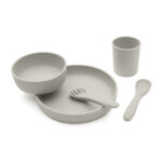 Juego de vajilla 5 uds Platinum Silicone Sand