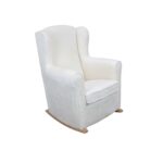 Nany borreguillo Blanco balancin madera